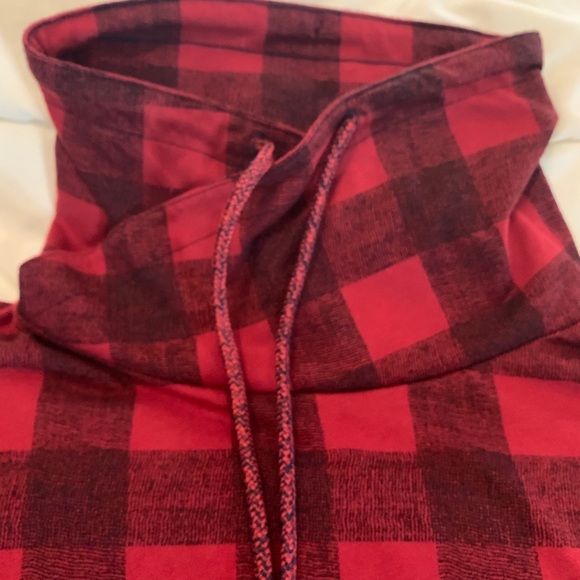 AMERICAN RAG Menswear Buffalo Plaid Red & Black LS Shirt Size L - Picture 8 of 9